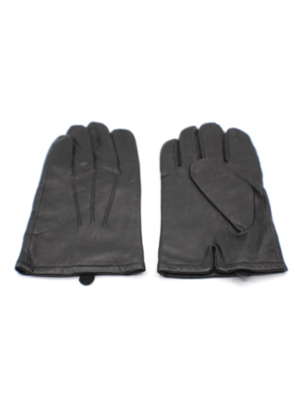 Genuine Black Leather Gloves Thinsulate 40g Insulation Women Size Large Lined